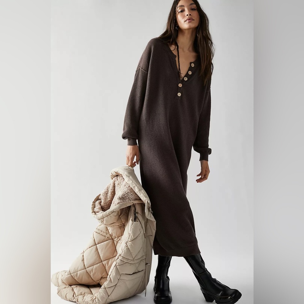 Free People Hailee Midi Sweater Dress